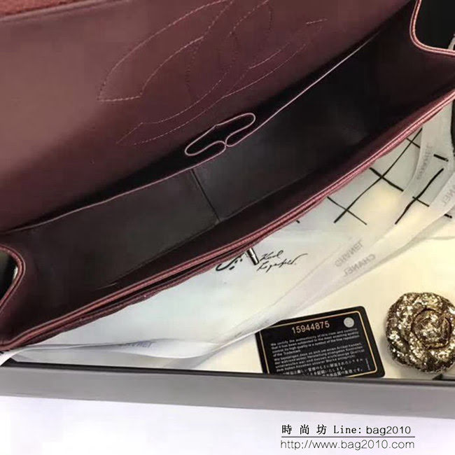 香奈兒CHANEL 升級版A1113全新經典小羊皮金銀鏈條單肩斜挎包 DSC1734